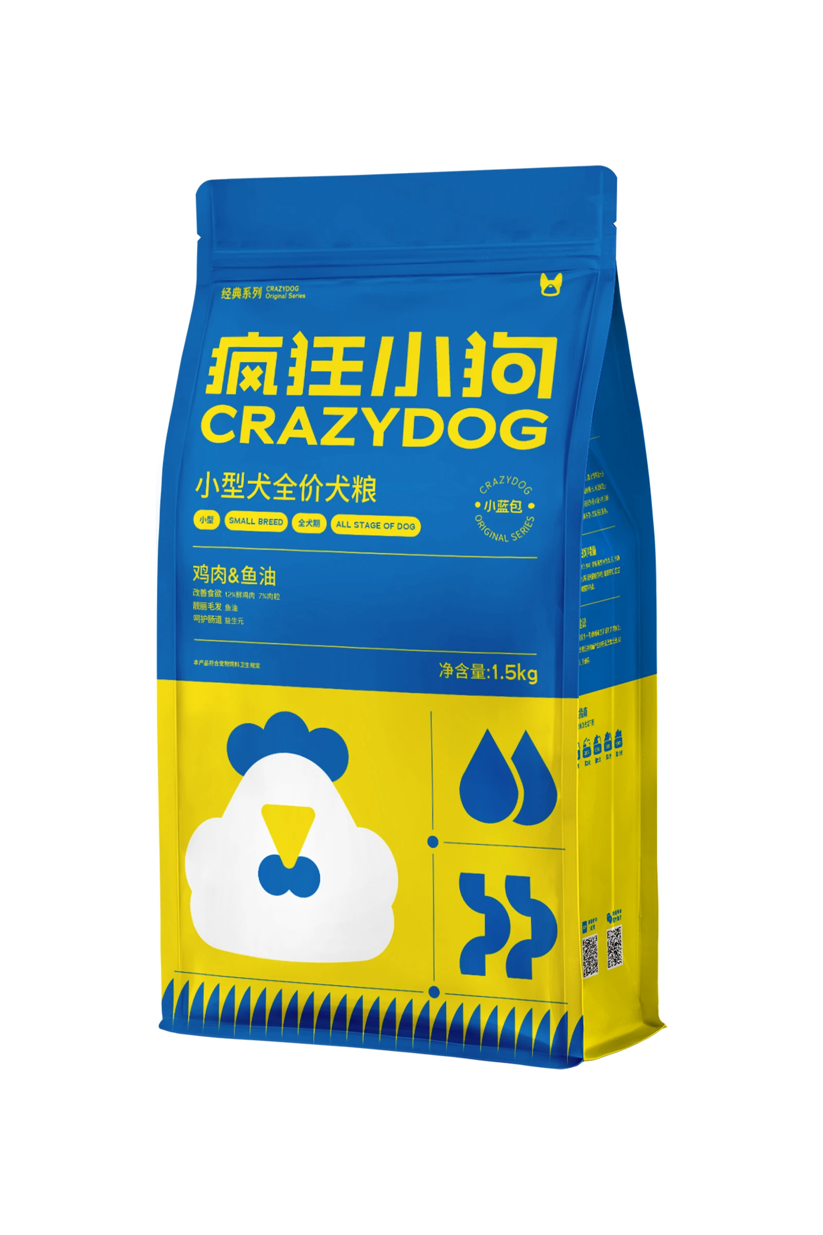 双拼鸡肉&鱼油1.5kg